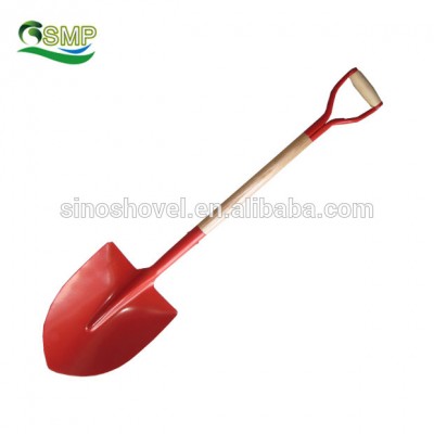 Truper type shovel spade with wooden handle pala