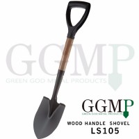 Carbon steel agriculture farming wooden handle garden spade shovel